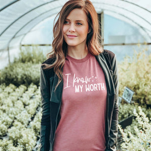 "I know my worth" Empowerment T-Shirt