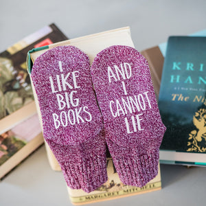 "I Like Big Books...And I Cannot Lie" Reading Gift Socks