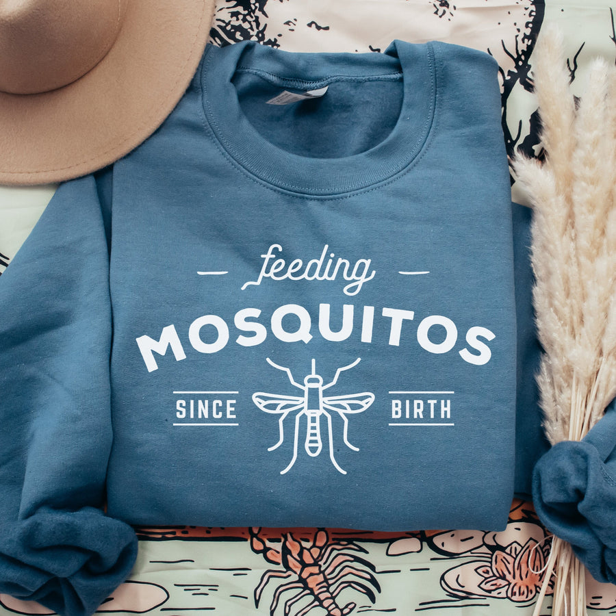 "Feeding Mosquitos" Camping Sweatshirt