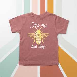 "It's My 1st Bee Day" Personalized First Birthday T-shirt/Bodysuit