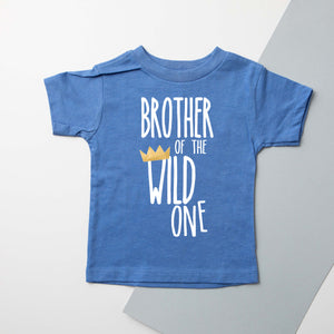 "Sibling of the Wild One" 1st Birthday Brother Sister Shirts