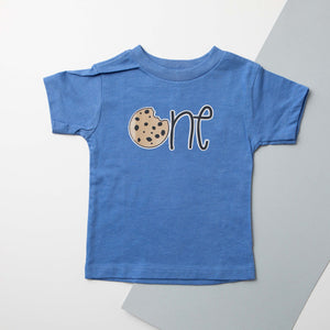 "One" Cookie Themed 1st Birthday Personalized T-shirt/Bodysuit