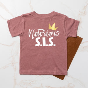 "Notorious B.R.O." Sibling 1st Birthday Toddler-Youth Shirts