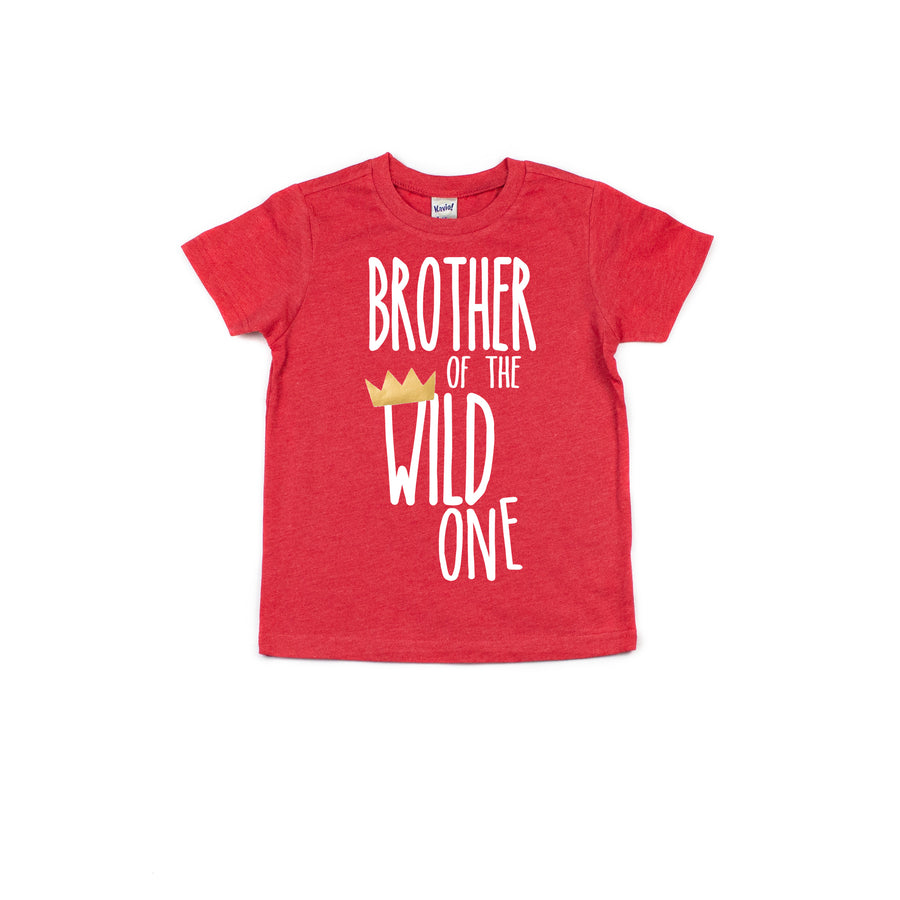 "Sibling of the Wild One" 1st Birthday Brother Sister Shirts