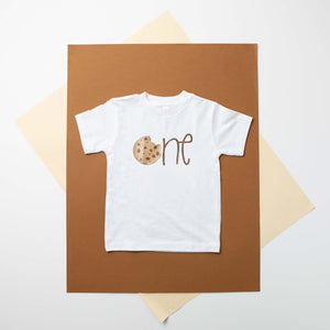 "One" Cookie Themed 1st Birthday Personalized T-shirt/Bodysuit