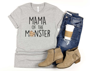 "Mom / Dad of the Monster" Cookie Birthday T-Shirt