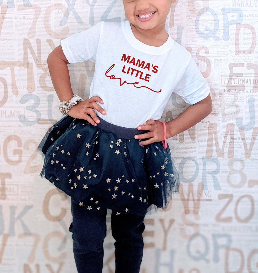 "One Loved Mama & Mama's Little Love" Valentines Day T-shirt/Bodysuits