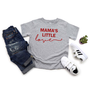 "One Loved Mama & Mama's Little Love" Valentines Day T-shirt/Bodysuits