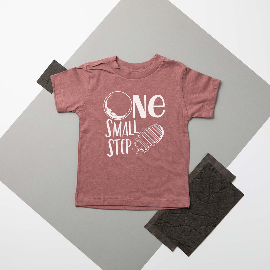 "One Small Step" Space Themed First Birthday T-shirt/Bodysuit