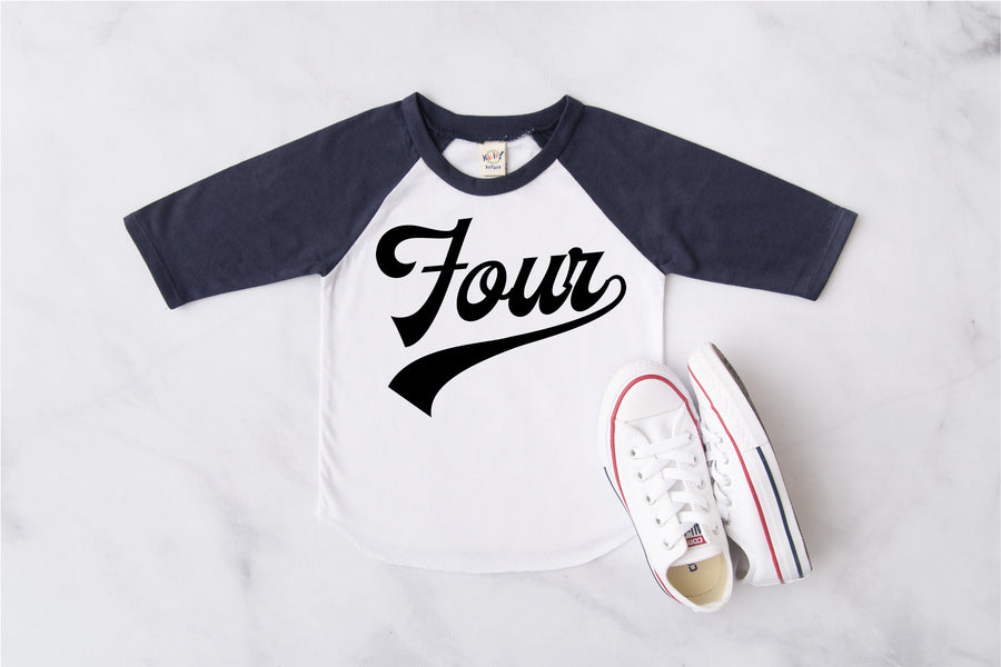 Four Baseball Raglan