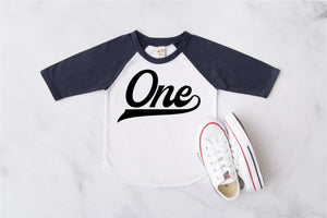 One Baseball Raglan