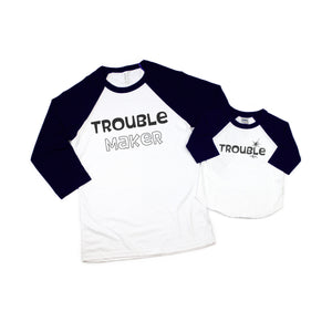 Trouble Family Raglan