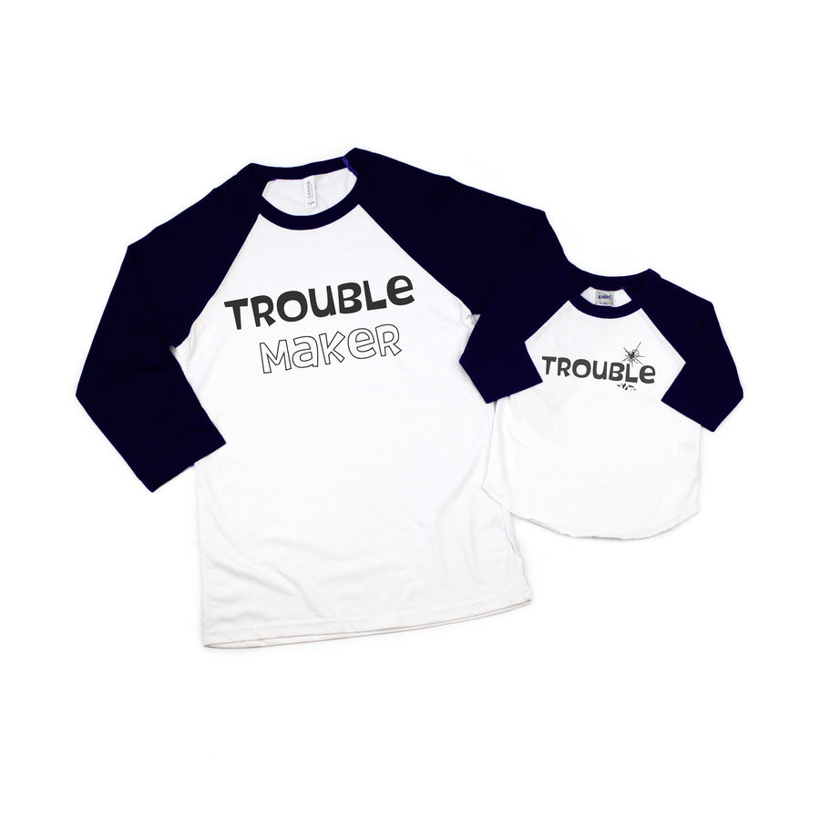 Trouble Family Raglan