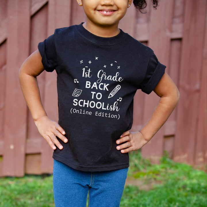 Back to School. First Day of School Shirt for Kids. Kindergarten, 1st Grade, 2nd Grade, 3rd Grade, 4th Grade, 5th Grade. Quarantined School.