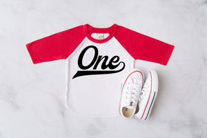 One Baseball Raglan