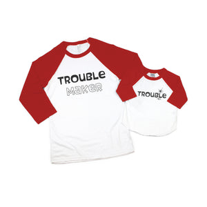 Trouble Family Raglan