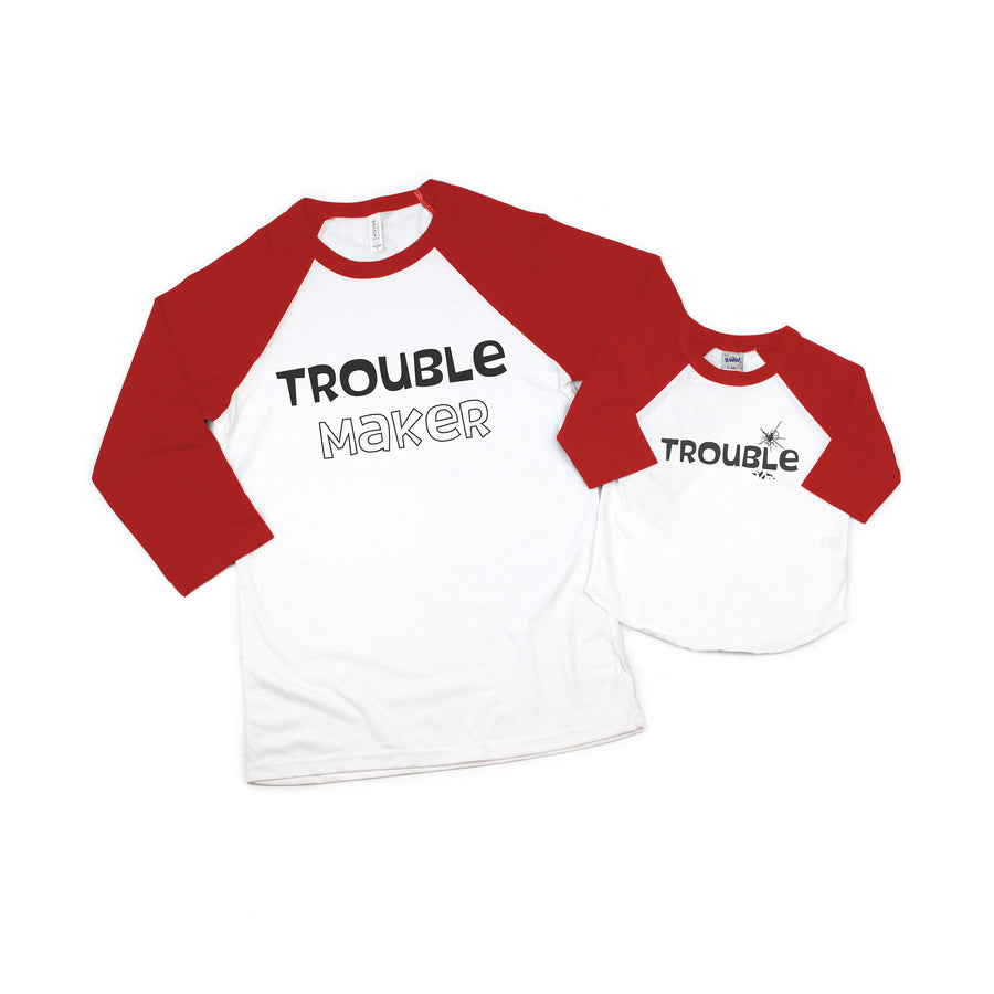 Trouble Family Raglan