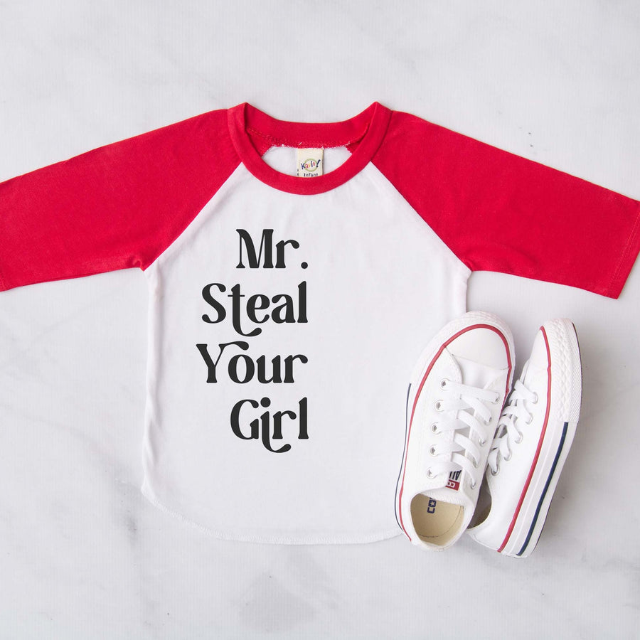 Mr. Steal Your Girl Valentine's Day Raglan