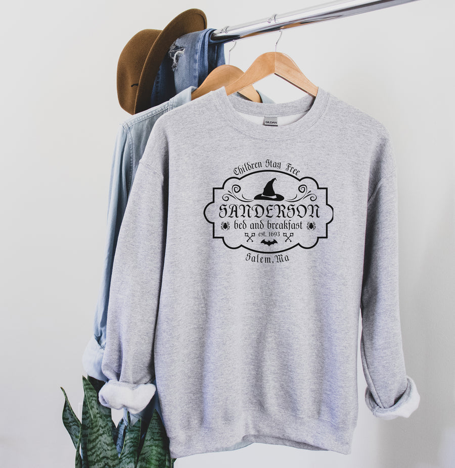 "Sanderson Bed & Breakfast" Halloween Sweatshirt
