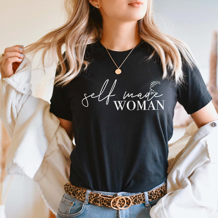 "Self-Made Woman" Women's Empowerment T-Shirt