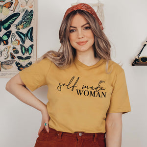 "Self-Made Woman" Women's Empowerment T-Shirt