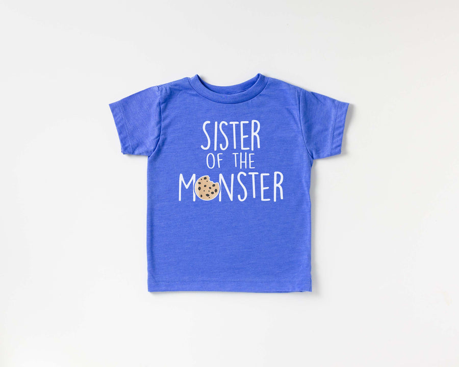 "Sibling of the Monster" Cookie Brother Sister Family T-Shirt