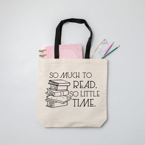 Weekend Plans: All Booked Up Tote bag.